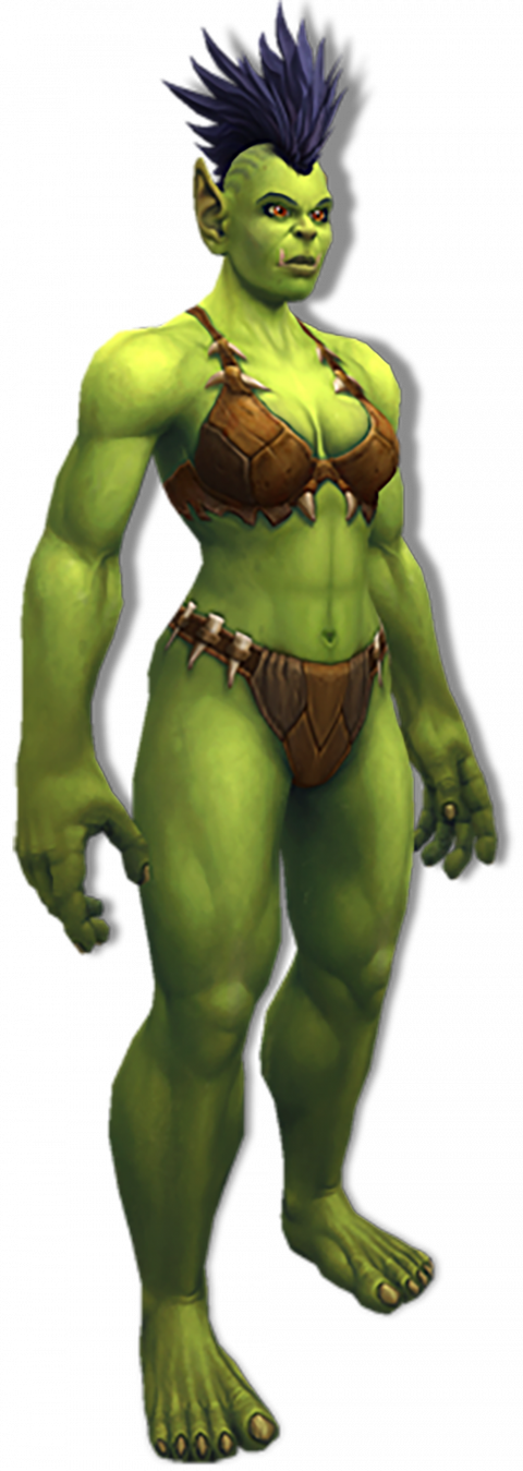 Female Orc Grunt png images, Orc Grunt transparent png