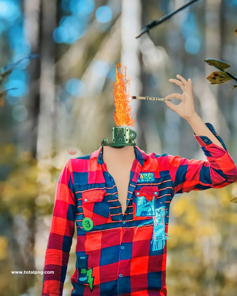 Fire man cb editing background