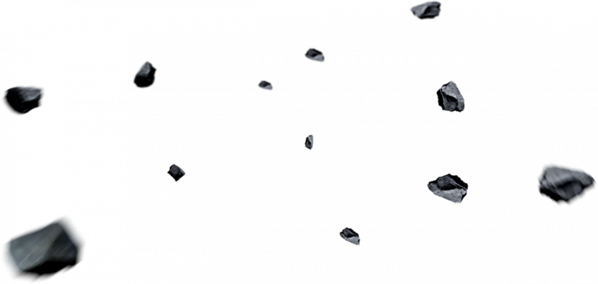 Flying stone transparent png