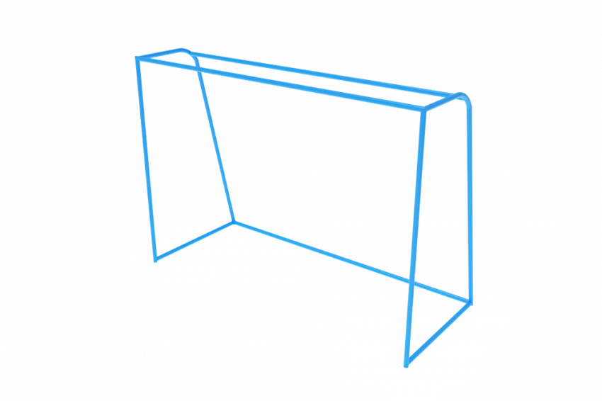 Football goal shape png