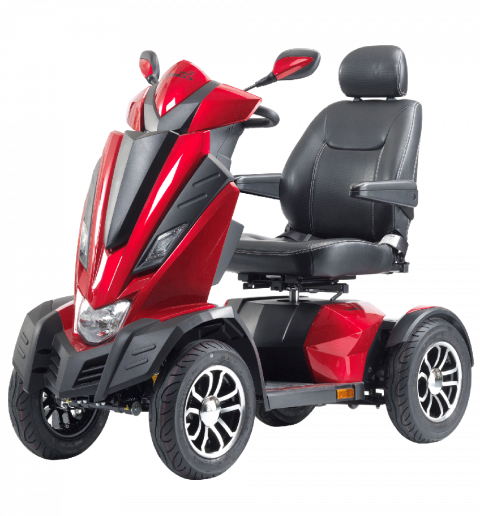 Four wheel Scooty With Transparent Background