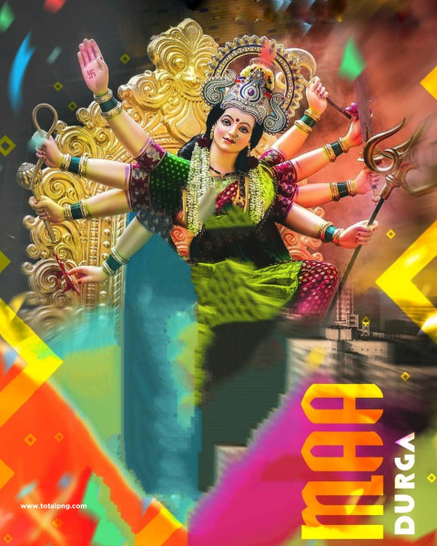 Full hd Happy navratri editing background