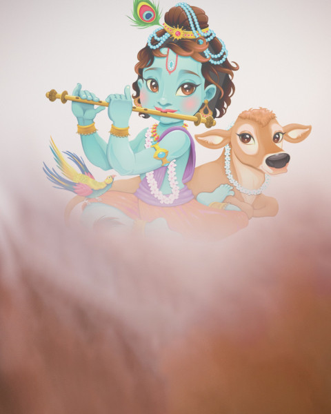 Full Hd Janmashtami Editing Background