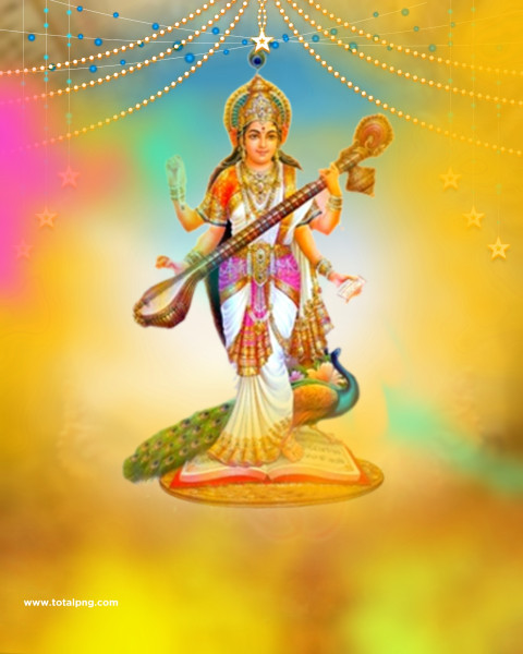 Full hd Saraswati puja editing background