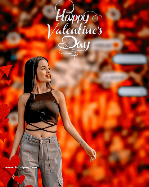 Full hd valentine's day editing background