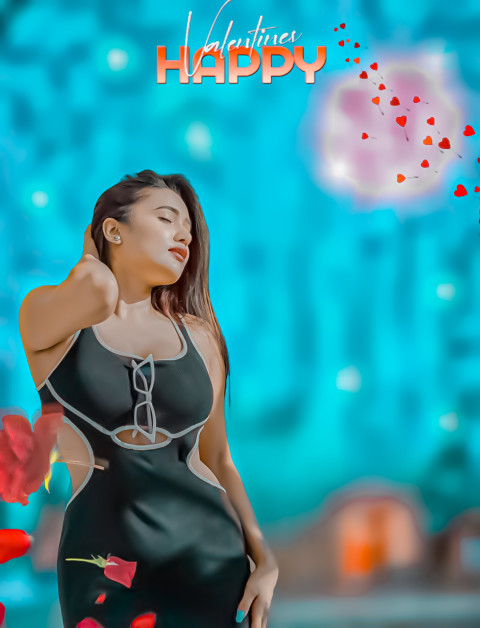 Full hd valentines day editing background