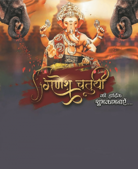 Ganesh chaturthi banner editing backgrounds
