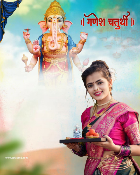 Ganesh Chaturthi Editing Background Download 2023