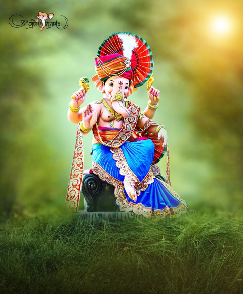 Ganesh Chaturthi Editing Background HD