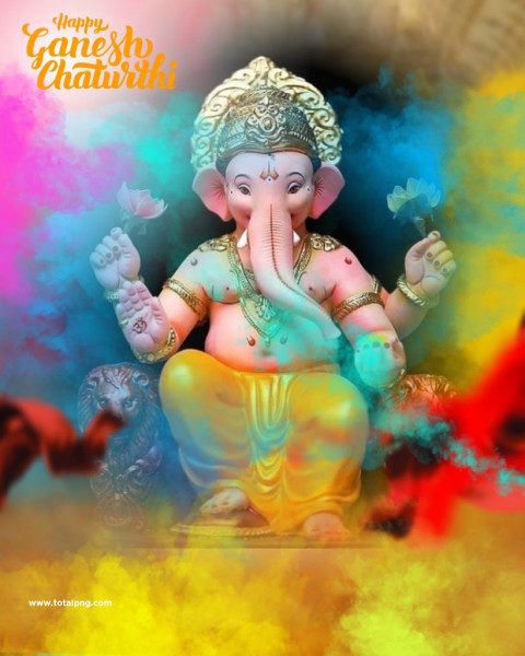 Ganesh Chaturthi Hd editing Background Download Free
