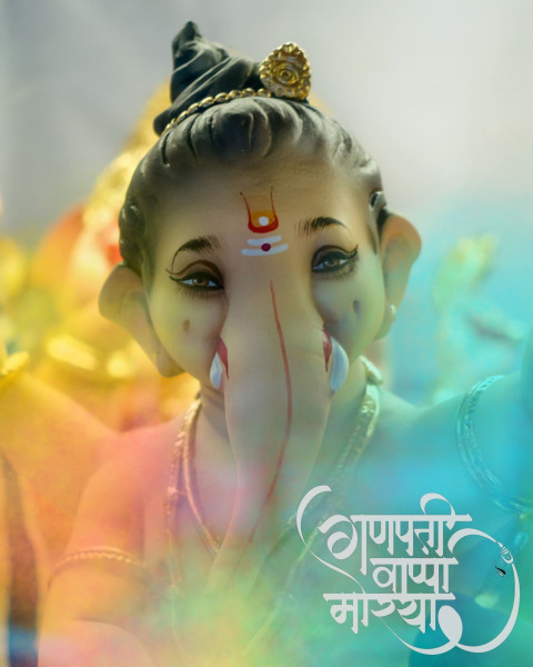 Ganesh Chaturthi PicsArt Editing Background HD