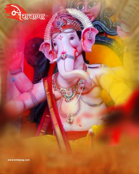 Ganesh Chaturthi Poster Banner Editing Background Free