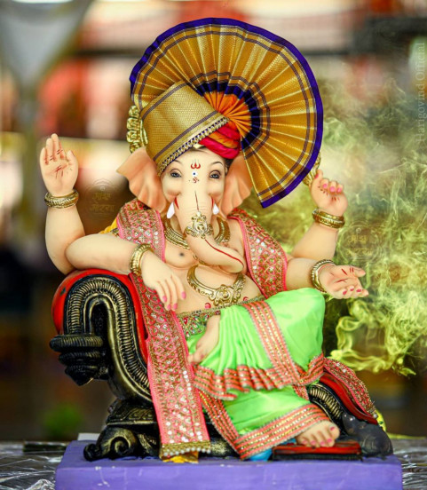 Ganesh ji banner editing background