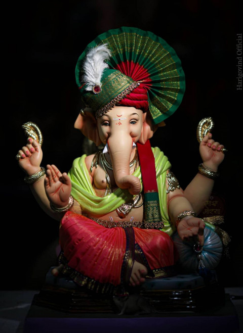 Ganesh ji banner editing background