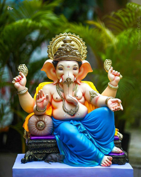 Ganesh ji banner editing background