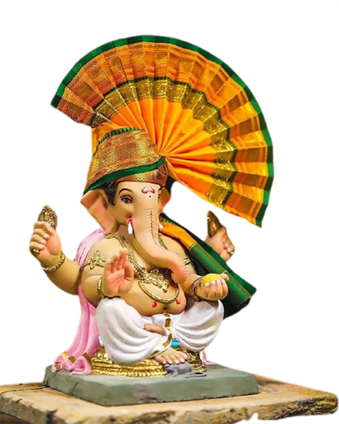 Ganesha Editing PNG image with transparent background