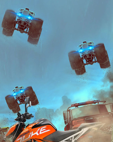 Gangster Duke Bike Editing Background Free