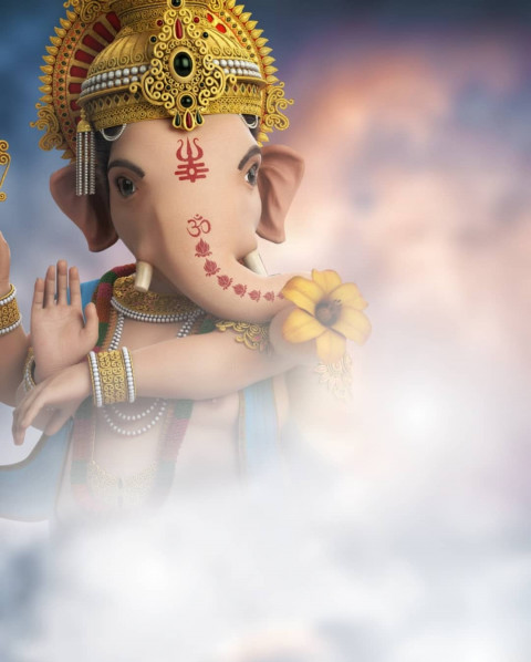 Ganpati Bappa Editing Background