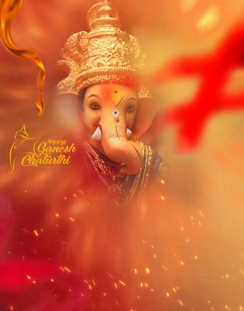 Ganpati Editing Background
