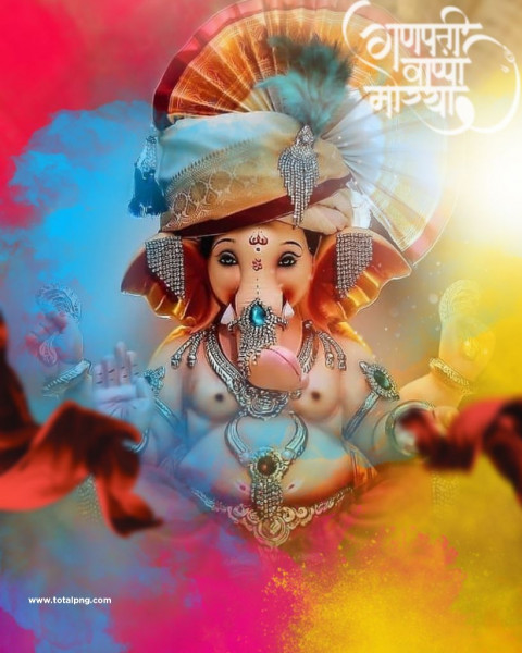 Ganpati Ganesh Chaturthi Cb Background Download Hd