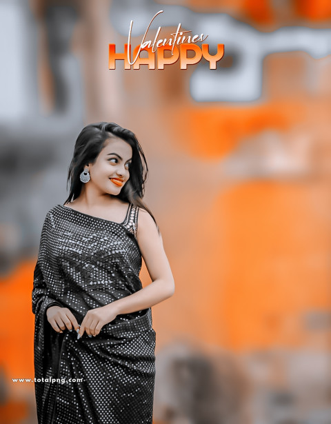 Girl valentine's day editing background 2024