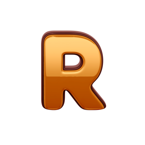 Gold Letter R PNG Transparent Images