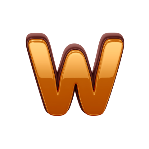 Gold Letter W PNG Transparent Images
