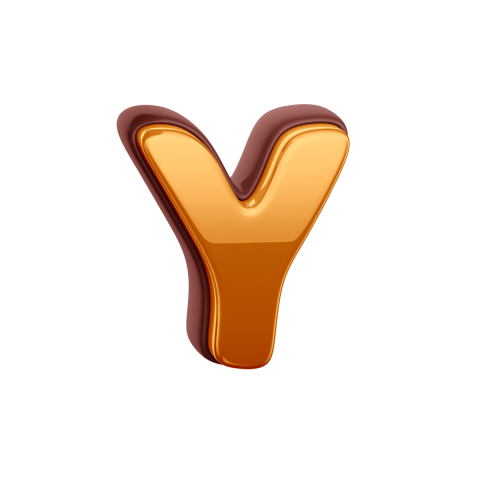 Gold Letter Y PNG Transparent Images