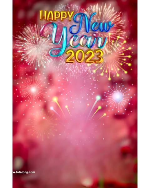 Happy 2023 editing background