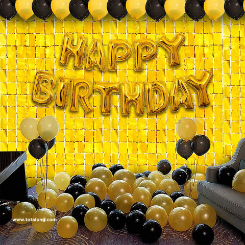 Happy birthday balloon text editing background 2022