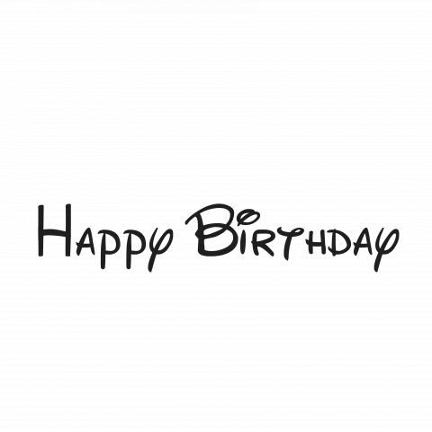 Happy birthday Text PNG Transparent Images Free Download