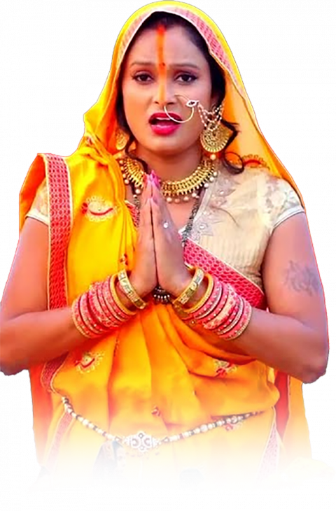 Happy Chhath puja girl png