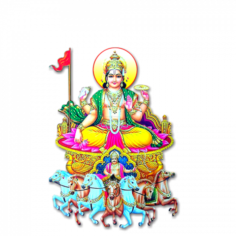 Happy chhath puja surya dev png hd