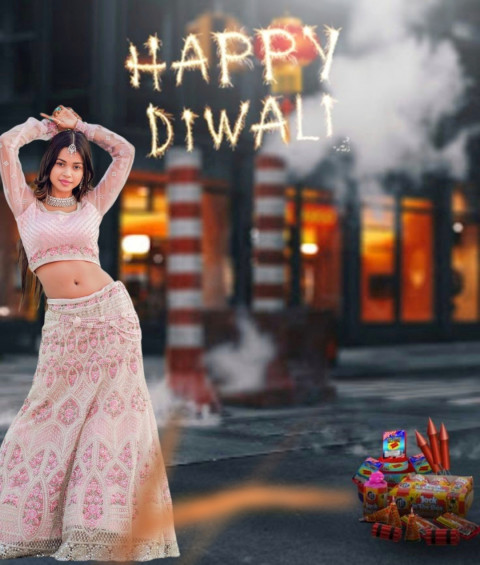 Happy diwali cbediting background