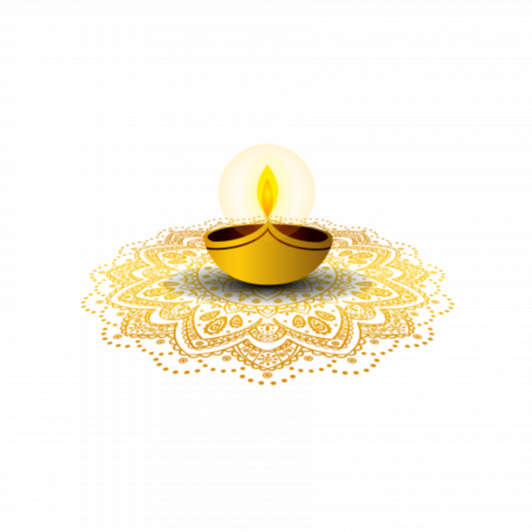 Happy diwali diya Transparent png images