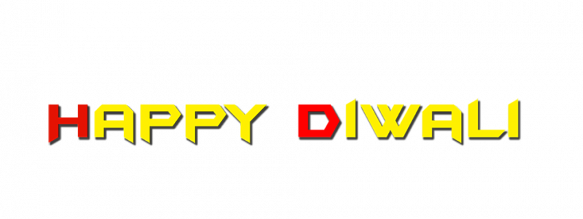 Happy diwali text Transparent png