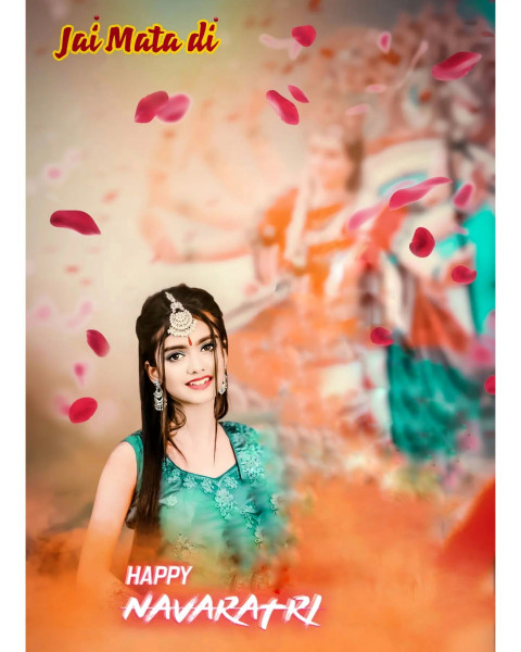 happy durga puja editing background