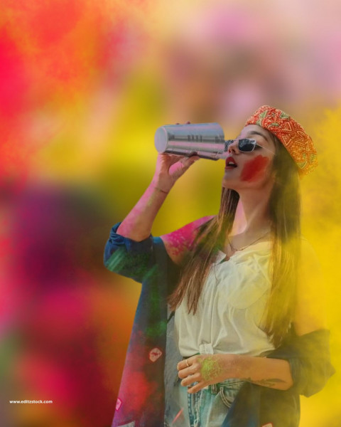 Happy holi cb editing background