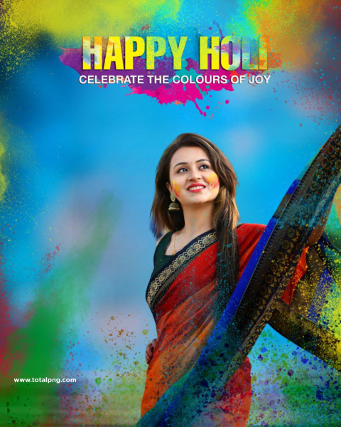 Happy Holi editing Background Hot Girl