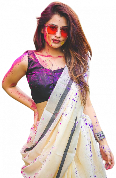 Happy Holi Girl PNG Full HD Download free