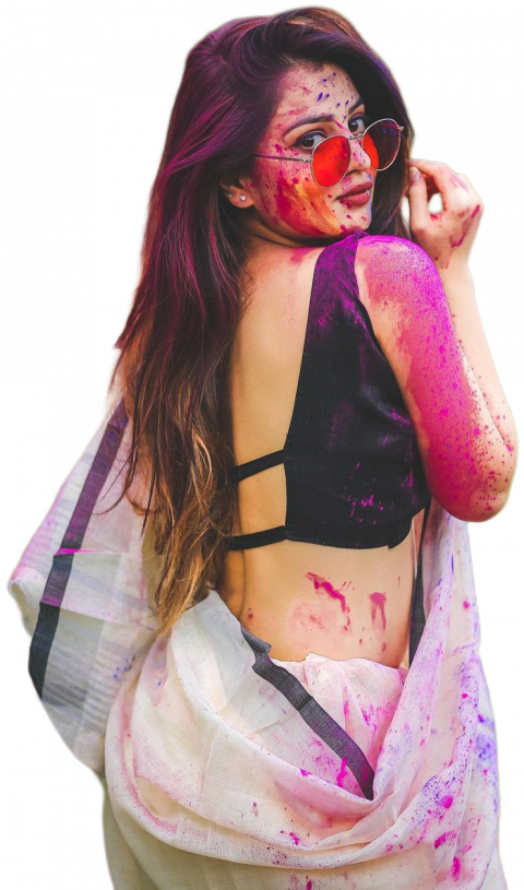 Happy Holi Girl PNG Full HD Download free (20)