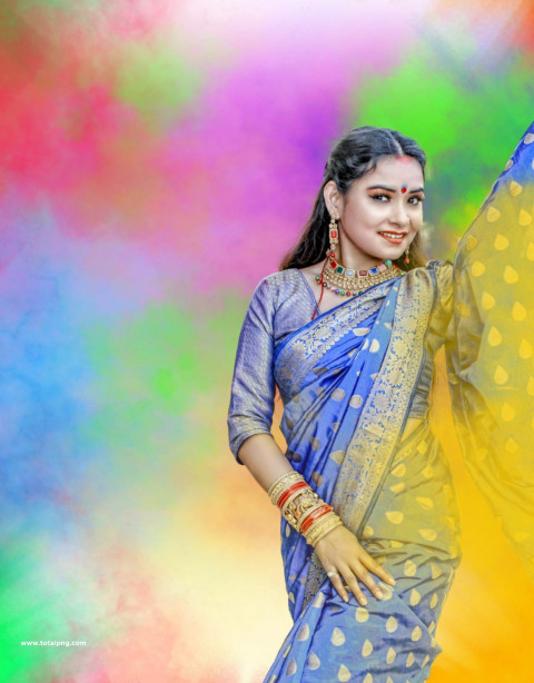 Happy holi girls hd editing backgrounds