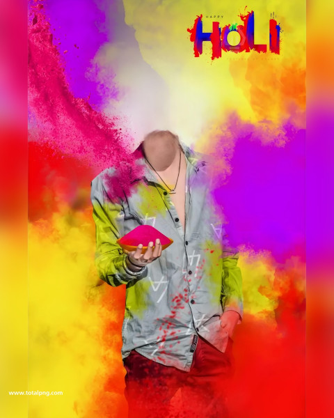 Happy Holi Special Photo Editing Background 2024