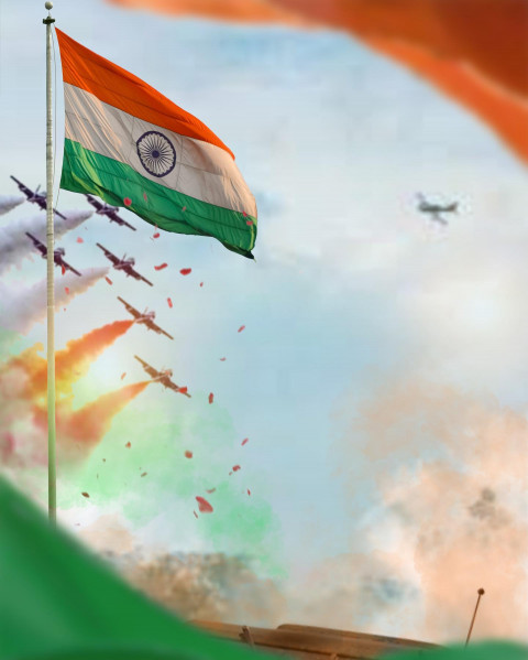 Happy independence editing background