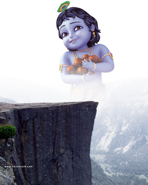 Happy Krishna Janmashtami Editing Background For Picsart
