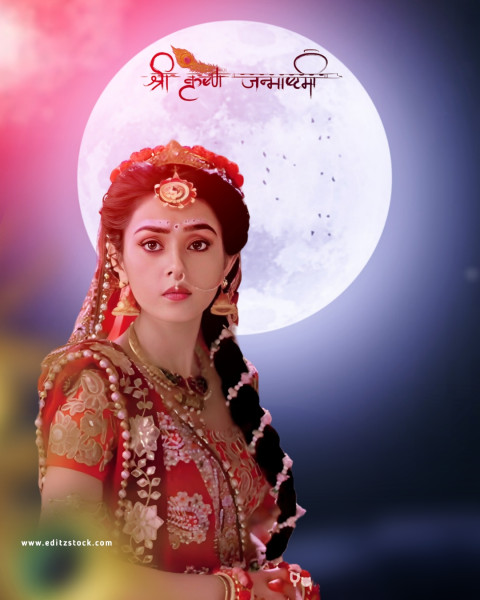 Happy Krishna janmashtami photo editing background 2023