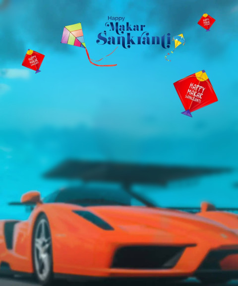 Happy makar sankarnti editing background