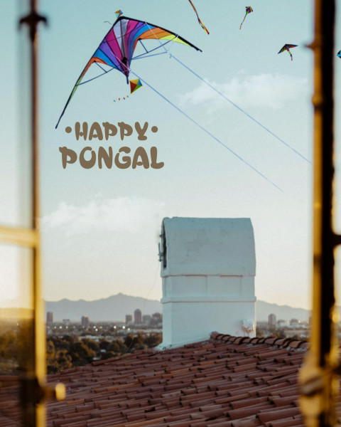 Happy makar sankranti editing background