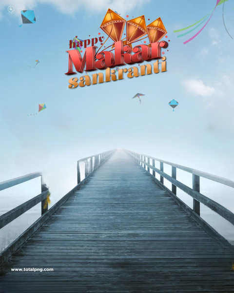 Happy makar sankranti editing background