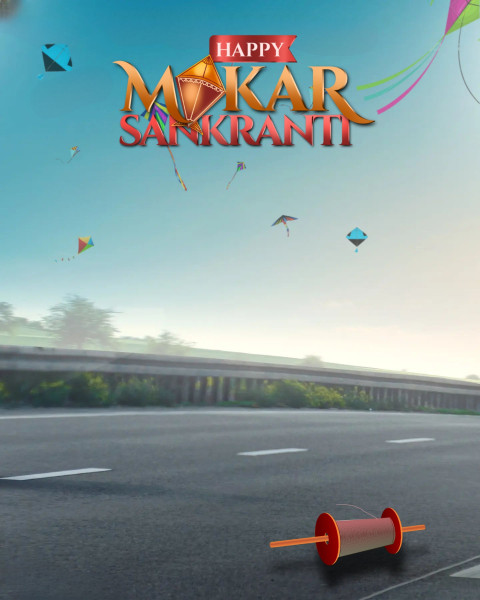 happy makar sankranti editing background hd